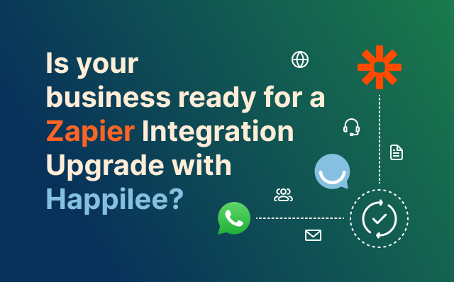 zapier integration happilee whatsapp business cloud api