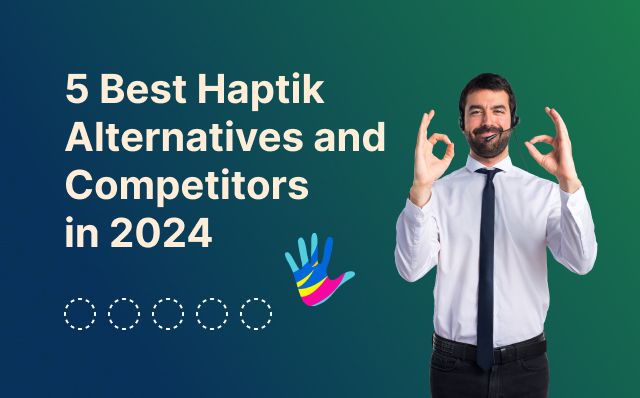 best haptik alternatives