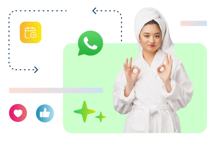 whatsapp business for spas and salons