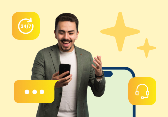 Instant Replies, 24/7 Support