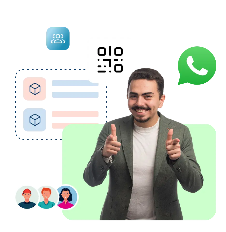 Connect with more customers using WhatsApp.