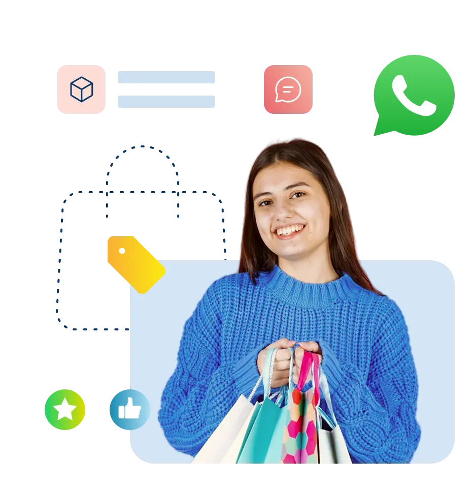 Let customers browse, chat, and order — all in one place.