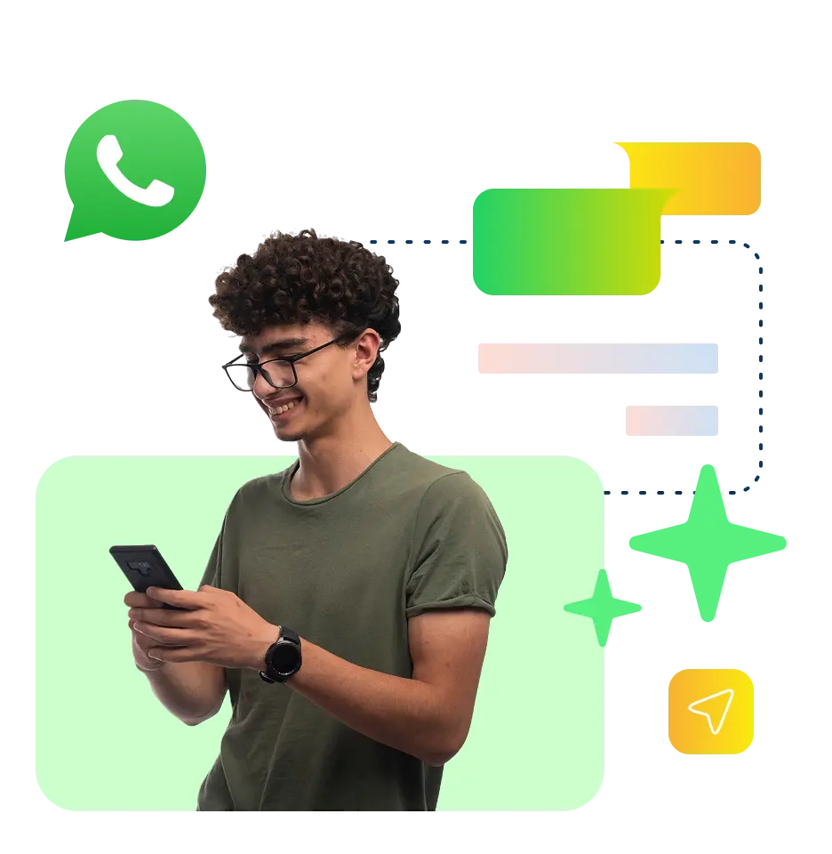 Nurture leads and customers effortlessly with automated, multi-step message flows