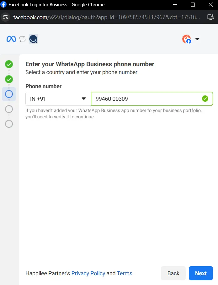 enter your phone number